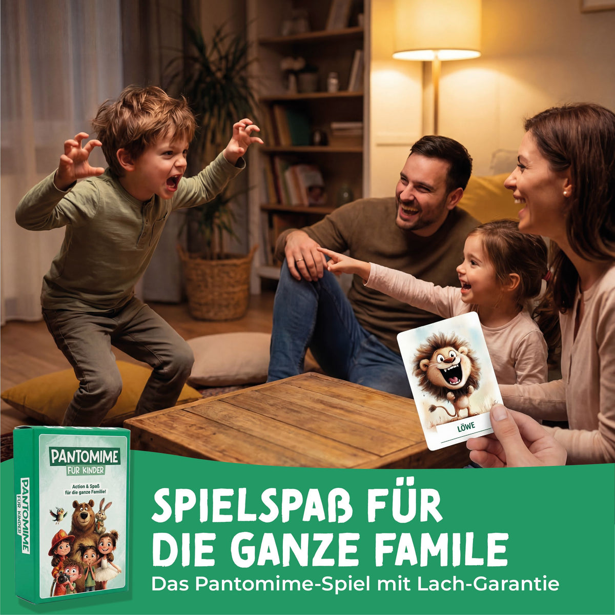 Pantomime – Kartenspiel ab 5 Jahren Spiele lila liebt dich