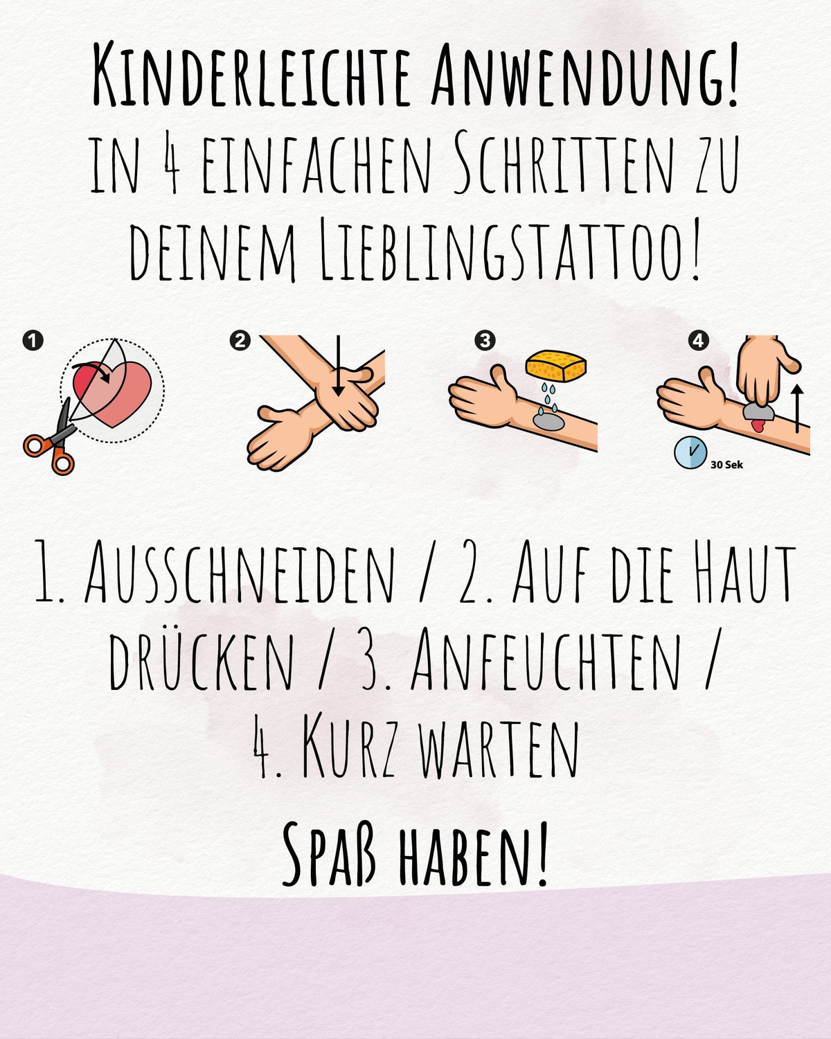 Mitgebsel Kindertattoos "Wundervolle Einhörner" – 6 gleiche Bögen Kindertattoos lilaliebtdich