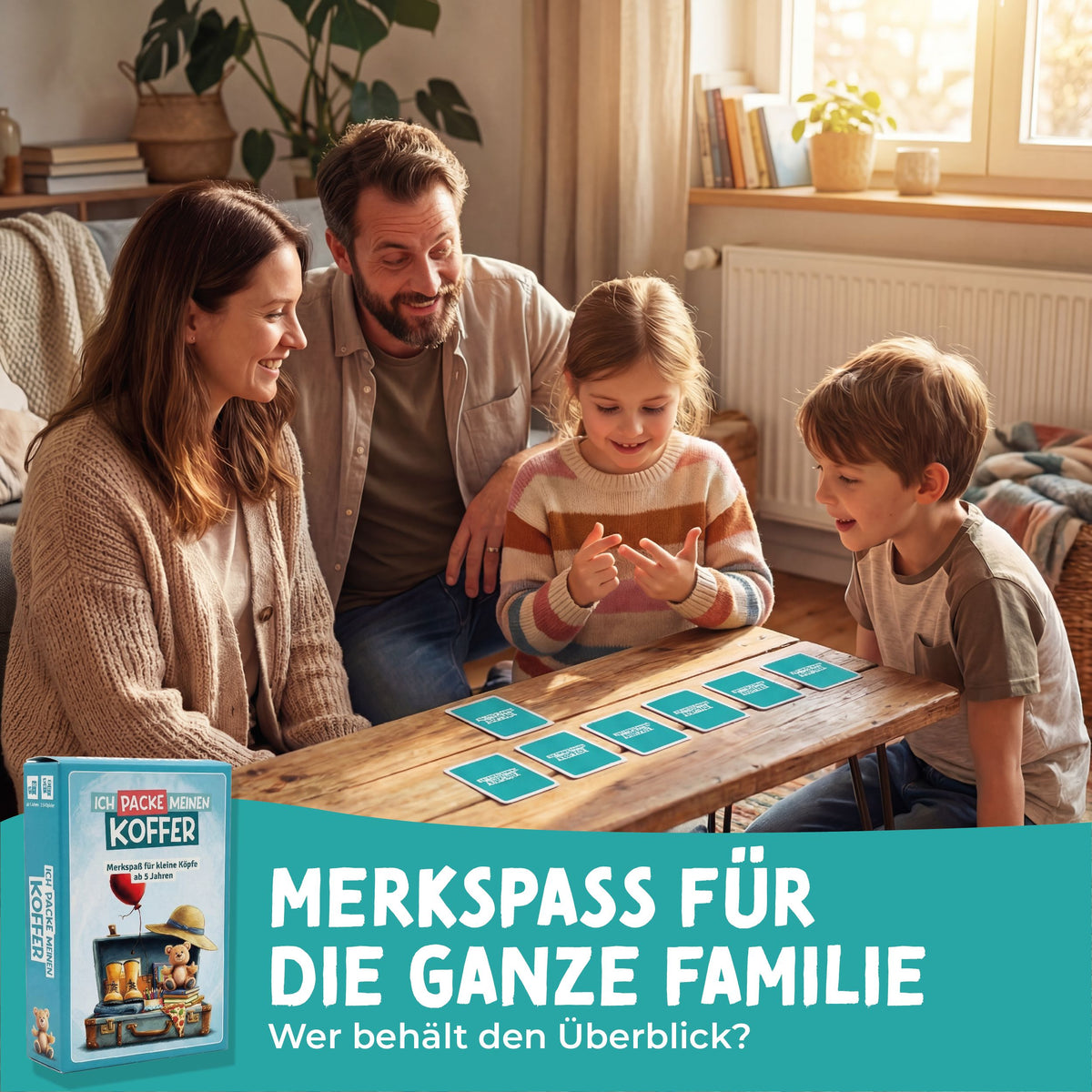 Ich packe Meinen Koffer – Kartenspiel ab 4 Jahren Spiele lila liebt dich 