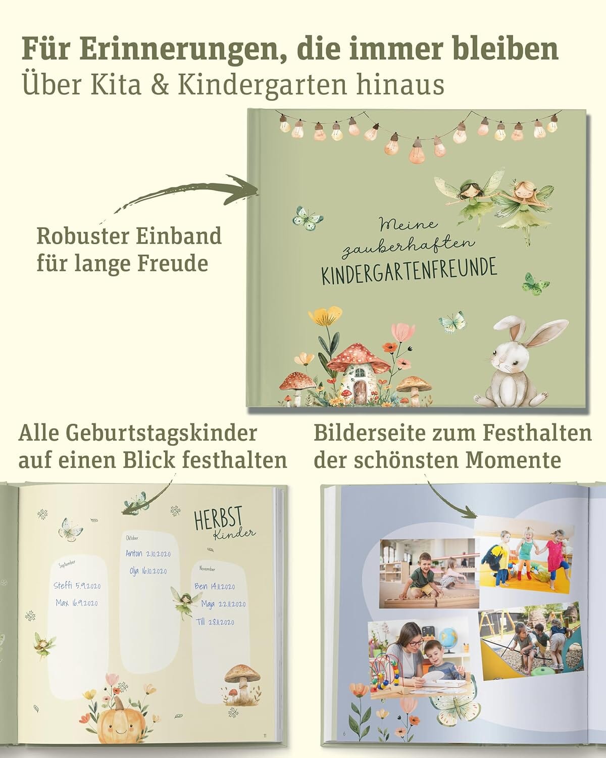 Meine fantastischen Kindergartenfreunde - Feen Kindergarten Freundebücher LiBe Verlag 