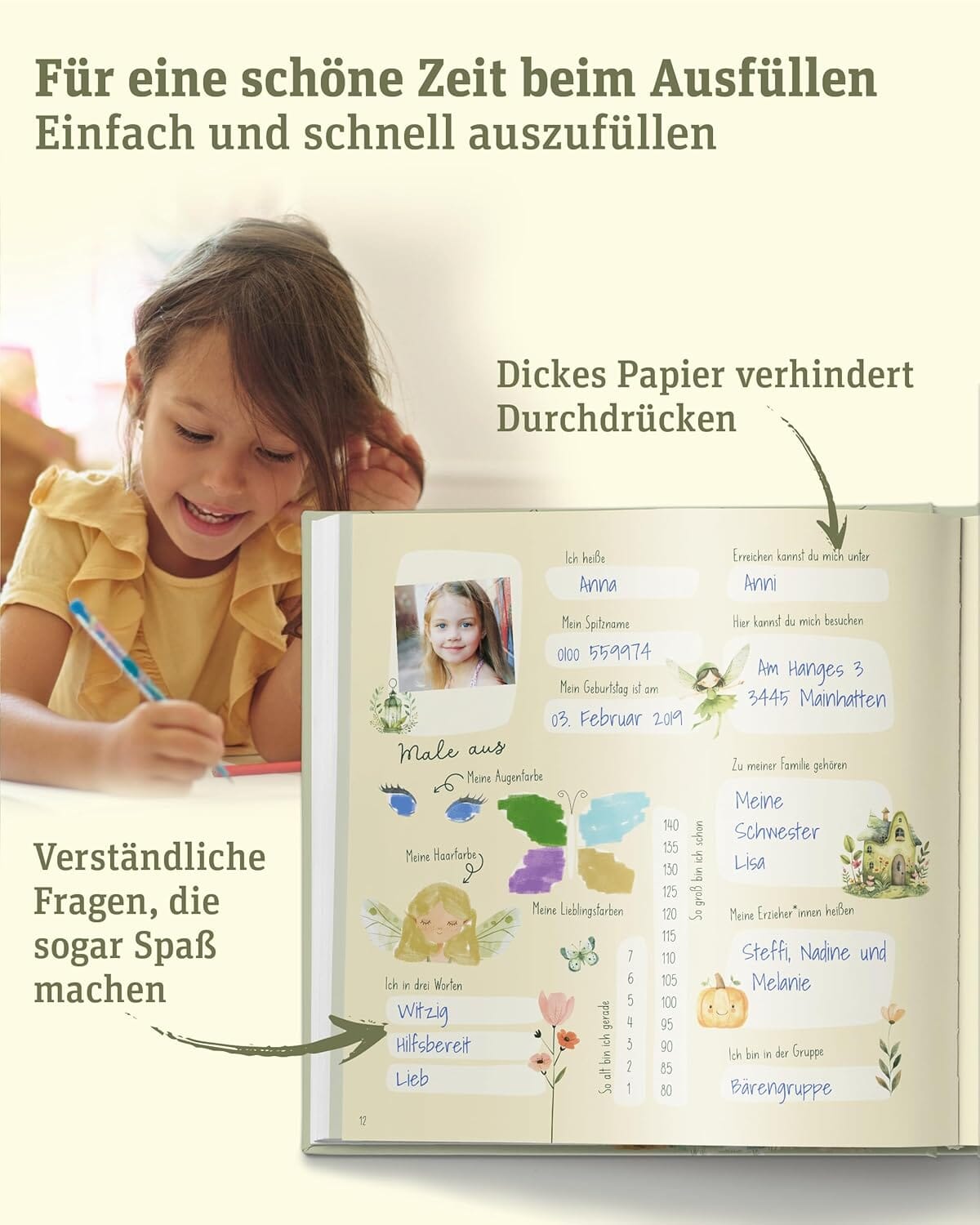 Meine fantastischen Kindergartenfreunde - Feen Kindergarten Freundebücher LiBe Verlag 