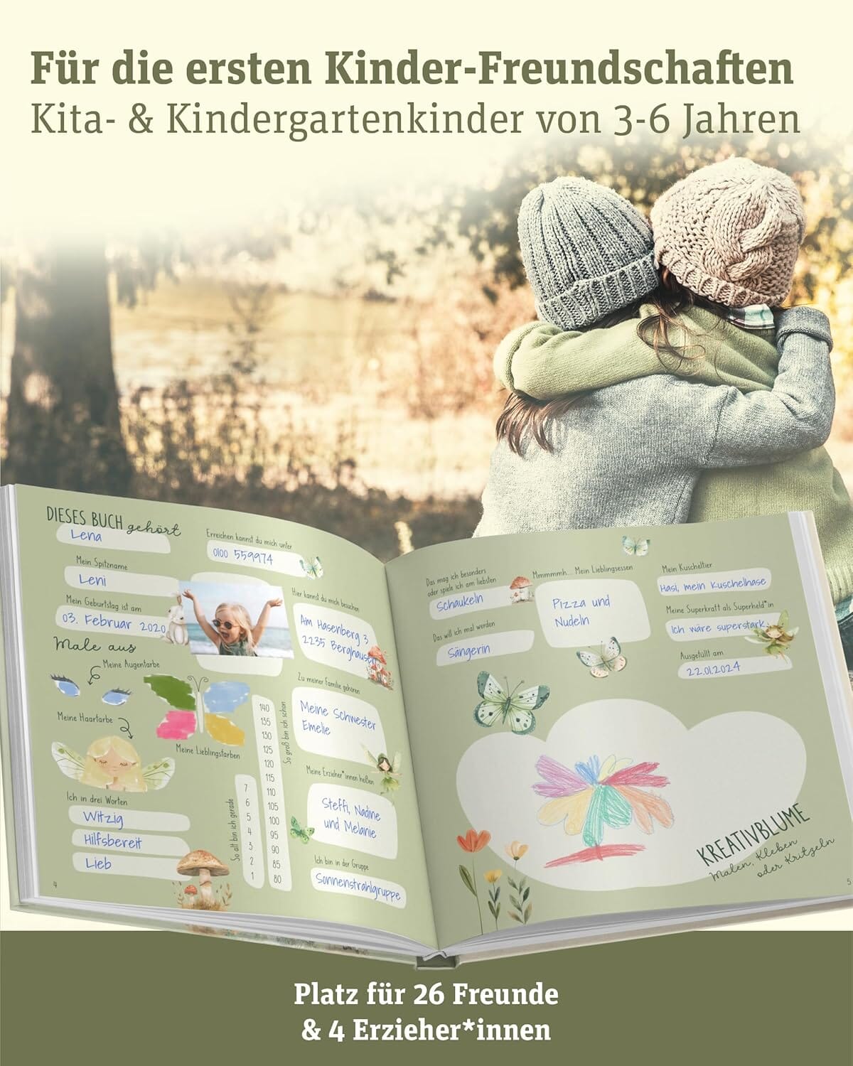 Meine fantastischen Kindergartenfreunde - Feen Kindergarten Freundebücher LiBe Verlag 