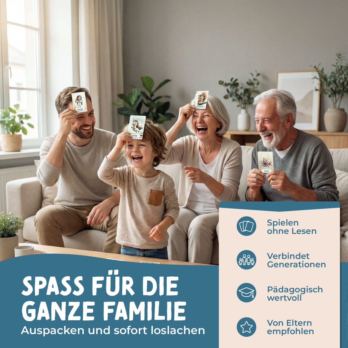 Wer bin ich – Kartenspiel ab 4 Jahren Spiele lila liebt dich 