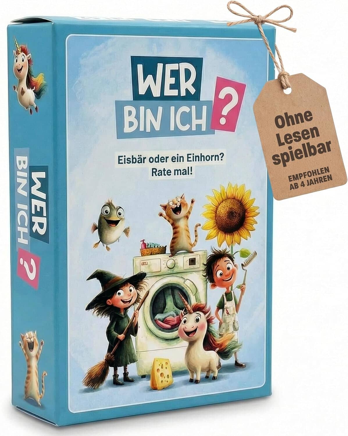 Wer bin ich – Kartenspiel ab 4 Jahren Spiele lila liebt dich 