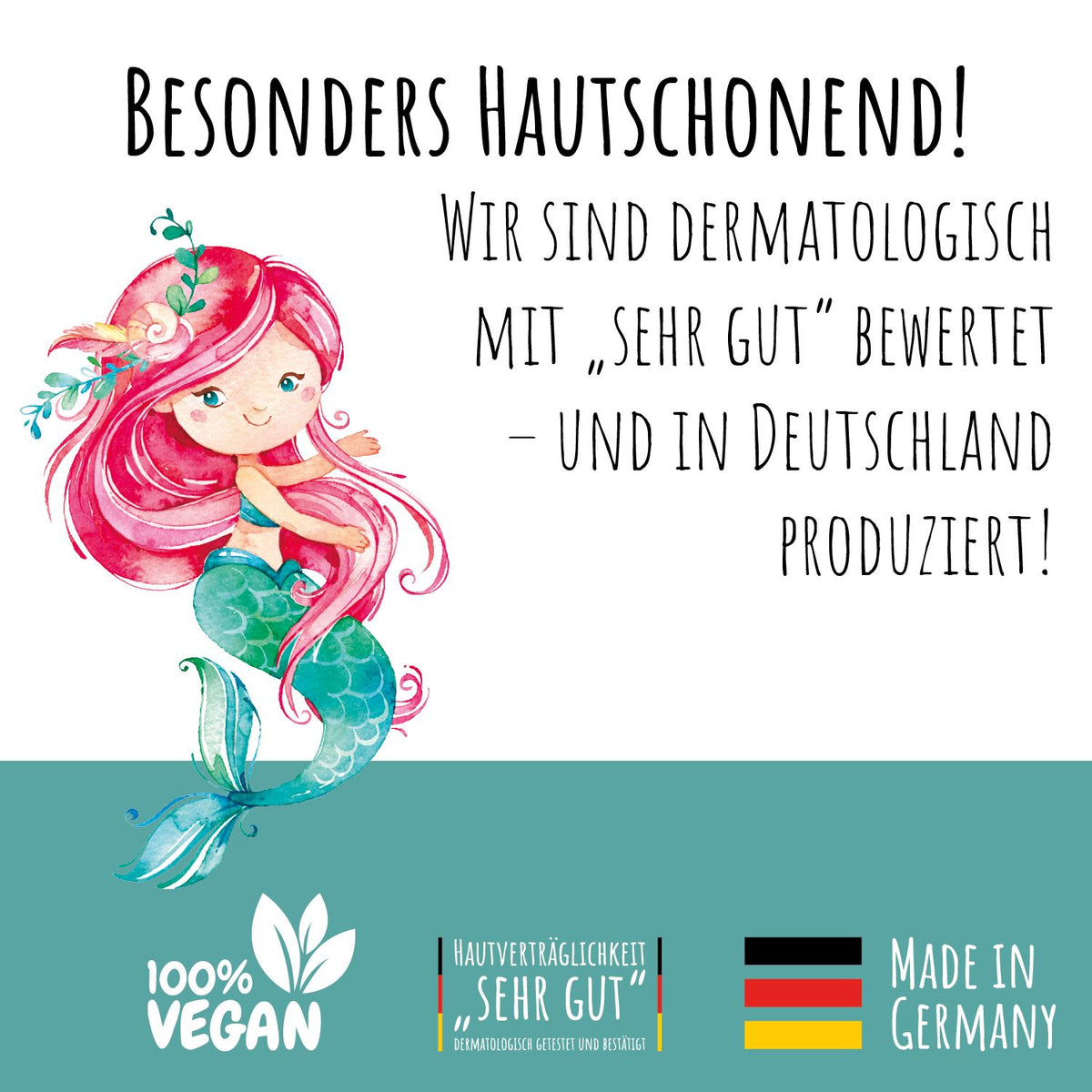 100 Kindertattoos "Meerjungfrauen & ihre Freunde" Kindertattoos lilaliebtdich 