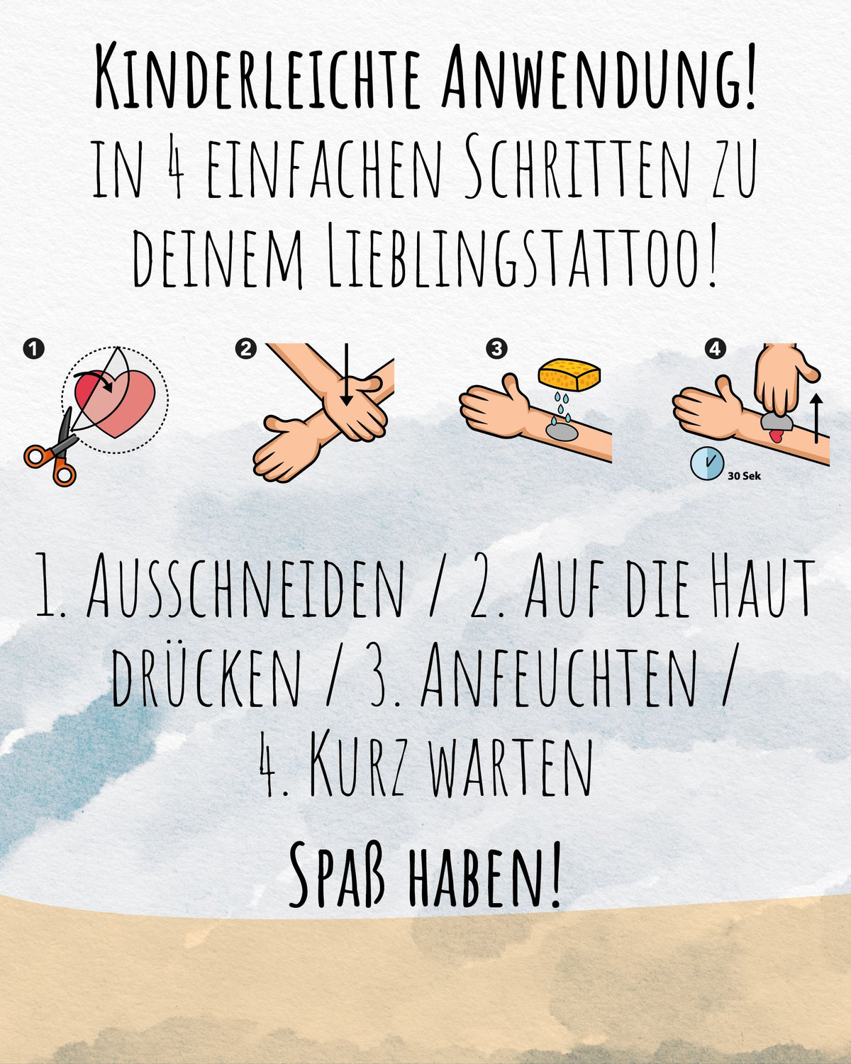 Mitgebsel Kindertattoos "Süße Drachen & Monster" – 6 gleiche Bögen Kindertattoos lilaliebtdich 